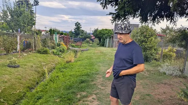 Cyril Seman hovorí, že prišli o vhodný zdroj vody na polievanie. 