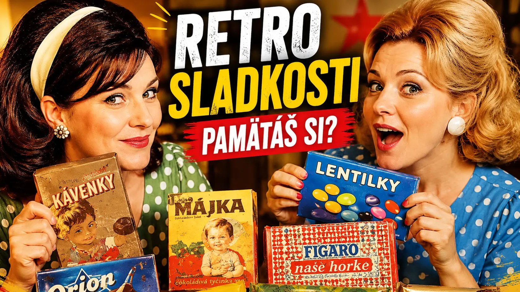 RETRO KVÍZ: Pamätáte si sladkosti z čias ČSSR? 15 z 15 zvládnu len tí najväčší pamätníci!
